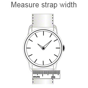 How do I measure the strap width