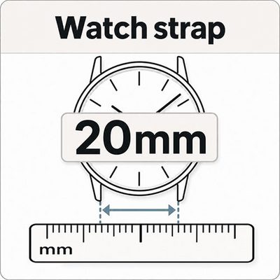 Watch strap in 20mm
