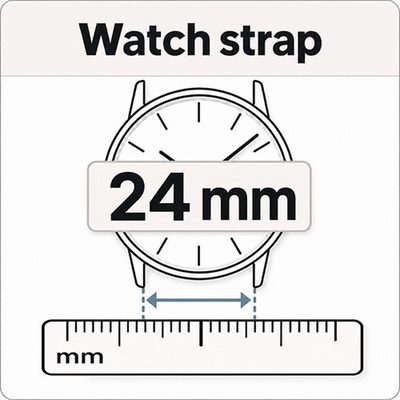 Watch strap in 24mm