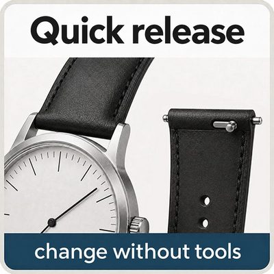 Quick release watch strap