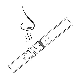 Smell of a leather watch strap