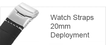 Watch Strap 20mm with deployment clasp