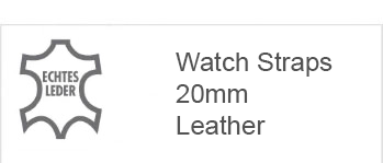 Watch Strap 20mm Leather