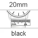 Watch Strap 20mm black