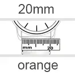 Watch Strap 20mm orange