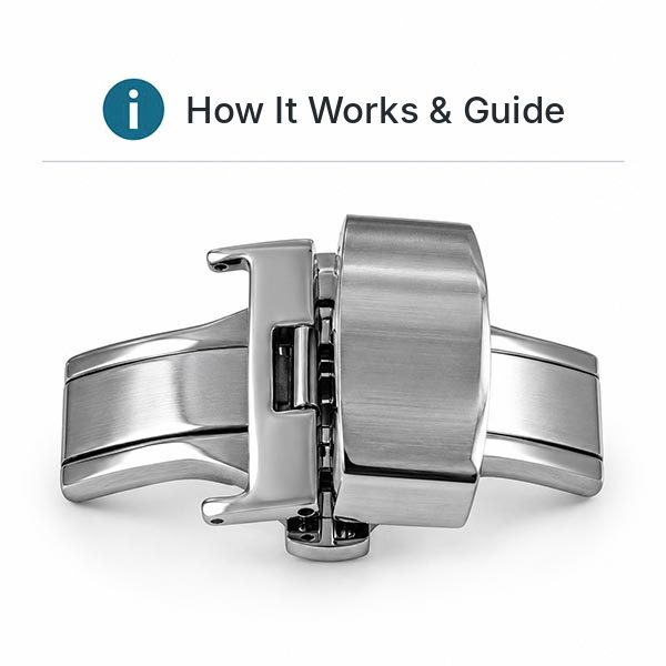 How the butterfly clasp works