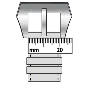 Choosing the width of the buckle