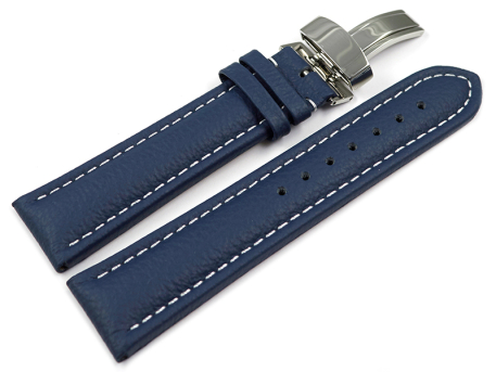 Deployment II - Genuine leather - Grained - blue