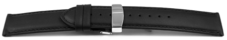 Deployment II - Watch strap - Smooth - Soft padded - black