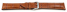 Light brown watch strap - RIOS - Crocodile Grain - art manuel - 17,19,21,23 mm