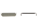 Casio End Links for the Casio Black Rubber Watch Strap for Casio WVA-109HE
