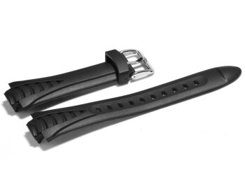 Genuine Casio Replacement Black Resin Watch Strap for MRP-100
