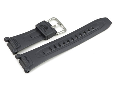Genuine Casio Replacement Dark Grey Resin Watch Strap for...