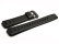 Genuine Casio Replacement Black Resin Watch strap for Edifice EFR-515PB