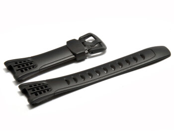 Watch strap Casio for SGW-200, rubber, black