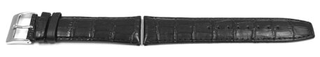 Replacement Watch Band by Lotus for 9981 - Black leather