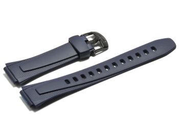 Casio Replacement Black Resin Watch Strap för W-755-2AV