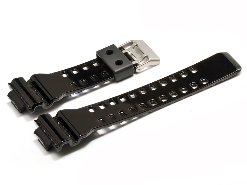 casio black resin strap