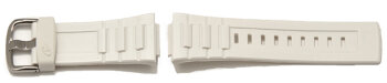 Genuine Casio Replacement White Resin watch strap...