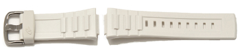 Genuine Casio Replacement White Resin watch strap forBGA-110-7, BGR-3003-7