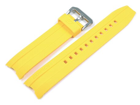 Genuine Casio Replacement Yellow Resin Watch strap for EMA-100B-1A9V