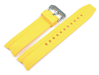 Genuine Casio Replacement Yellow Resin Watch strap for EMA-100B-1A9V