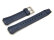 Genuine Casio Replacement Blue Resin Watch Strap for MTR-201-7  and MTR-501-2