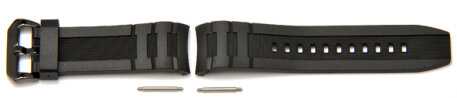 Genuine Casio Replacement Black Resin Watch Strap for Edifice EF-132PB