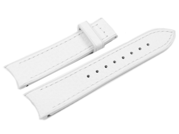 White Leather Festina Replacement Strap for F16180 F16196 without buckle