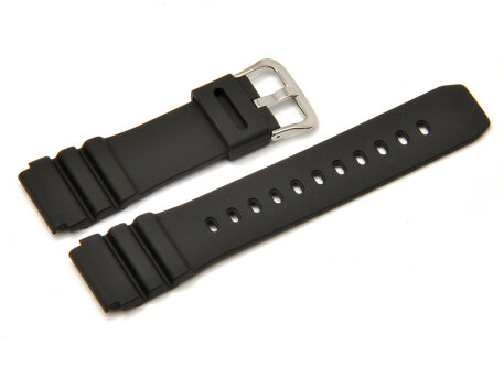 Genuine Casio Replacement Black Resin Watch strap for MDV-106