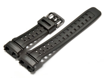 Genuine Casio Replacement Black Resin Watch strap for G-9000MS-1