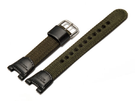 Genuine Casio Replacement Green and Black Cloth/Leather...