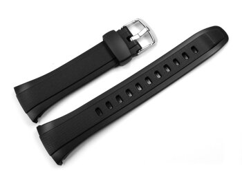 Genuine Casio Replacement Black Resin Watch Strap for WVQ-M410, WVA-M640