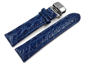 Butterfly - Genuine leather - padded - African - blue