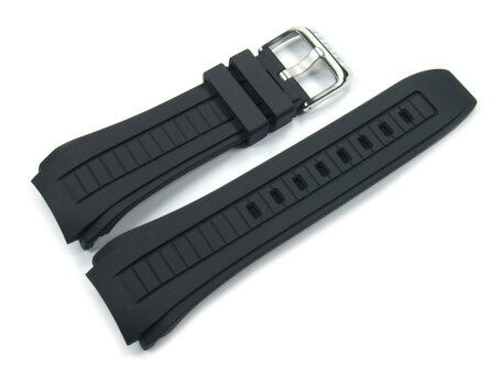 Lotus Black Rubber Watch Strap for 15743