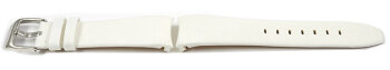 White textile Festina Watch Band  for F16592, with light-coloured Leather inside