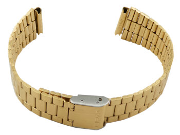 Genuine Casio Replacement Gold Tone Stainless Steel Watch Strap Bracelet A168WG-9 A168WG A168WG-9B