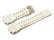 Genuine Casio White Rubber Watch Strap for GA-100B, GA-100WW, GA-110BC, GA-110RG