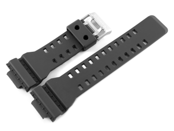 Genuine Casio Dark Grey Resin Watch strap for GA-100C, GA-110TS-1A4