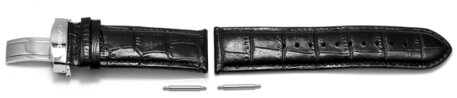 Genuine Casio Black Leather Watch Strap f. BEM-506L, BEM-506CL, BEM-506BL