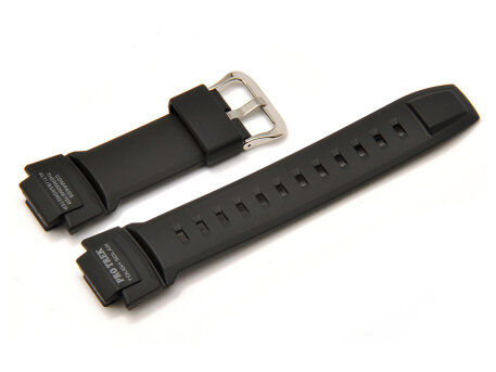 Watch strap Casio f. PRG-270 rubber, black