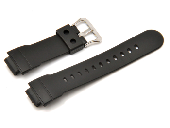 Watch strap Casio for AW-582, AWG-M500F, AW-582C, rubber, black