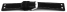 Watch strap - Genuine water buffalo - vintage - black 24mm Steel