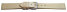 Watch strap - genuine leather - Business - gold 18mm Steel