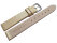 Watch strap - genuine leather - Business - gold 18mm Steel