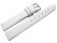 Watch strap - genuine leather - Business - white 18mm Steel