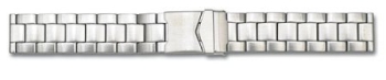 Solid Stainless Steel watch band Deployment clasp brushed...