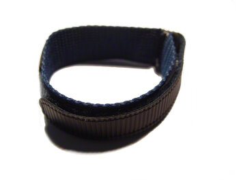 20 mm Blue Watch strap with hook and loop fastener - Waterproof