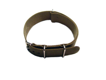Watch strap - Nato - Nylon - Waterproof - olive green 20mm