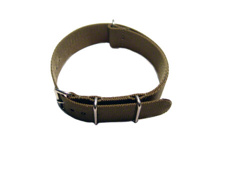 Watch strap - Nato - Nylon - Waterproof - olive green 24mm